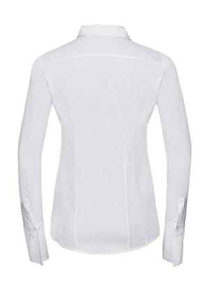 Dámska košeľa s dlhými rukávmi Ultimate Stretch, 000 White (3)