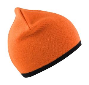 Pletená čiapka, 458 Bright Orange/Black