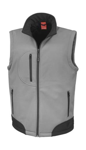 Pánska vesta Softshell, 110 Workguard Grey/Black
