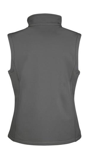Dámska potlačiteľná Softshellová vesta, 188 Charcoal/Black (2)