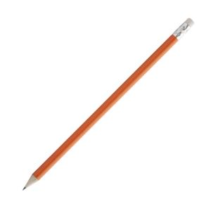 Drevená ceruzka s gumou Woncil, oranžová