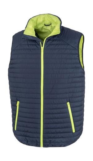 Vesta Thermoquilt Gilet, 256 Navy/Lime