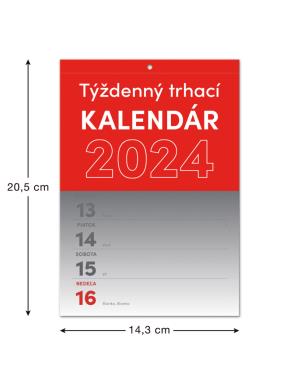 Nástenný kalendár Trhací týždenný 2024 SK, A5 PG (3)