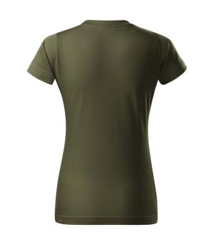 Dámske tričko krátky rukáv Basic 134, 69 Military (3)