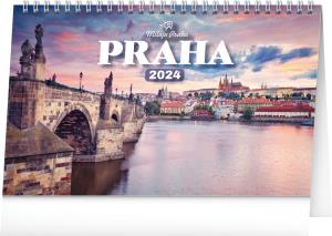 Český stolový kalendár Praha – Milujem Prahu 2024 PG