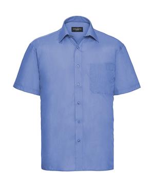 Pánska košeľa Poplin s kratkými rukávmi, 233 Corporate Blue