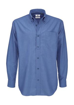 Pánska košeľa Oxford s dlhými rukávmi Baz, 203 Blue Chip