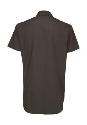 Pánska košeľa Black Tie SSL/men Poplin Shirt, 720 Coffee Bean (2)
