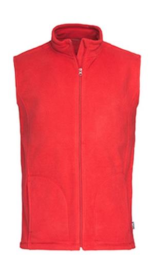 Fleece Vest, 401 Scarlet Red