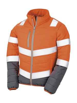Dámska bunda Soft Padded Safety , 475 Fluo Orange/Grey