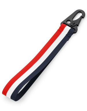 Kľúčenka Brandable Key Clip, 488 Red/White/Navy