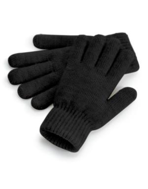 Pohodlné rukavice s rebrovanou manžetou, 144 Black Marl (2)