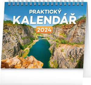 Český stolový kalendár Praktický kalendár 2024 PG