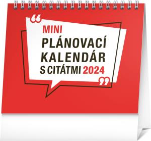 Stolový kalendár Plánovací kalendár s citátmi 2024 PG