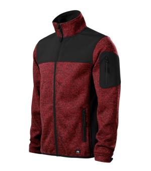 Softshellová bunda Casual 550, C4 Knit Marlboro Red