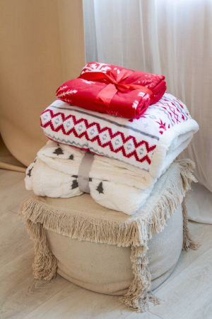 Hrubá vianočná deka Hobborn (10)