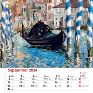 Nástenný kalendár Impresionisti štvorec 2024 (2)