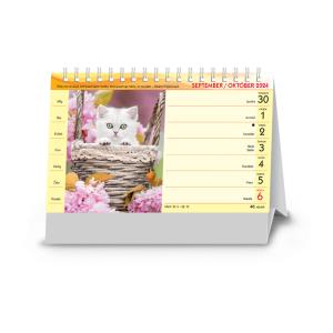 Stolový kalendár Mačky stolový 2024 (2)