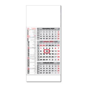 Plánovací kalendár ŠTANDARD 3M kombi 2024 , Vzor 0