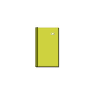 Mini diár A6 PRINT Neon žltý 2024