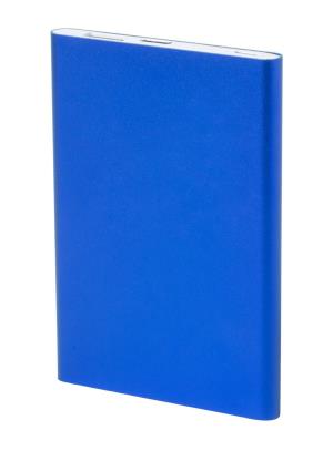 Hliníková powerbanka Villex, modrá