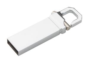 USB flash disk Wrench s karabínkou, strieborná