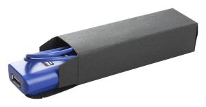 Plastový USB hub Ohm, modrá (3)