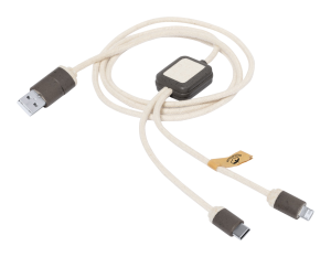 USB nabíjací kábel, hnedá