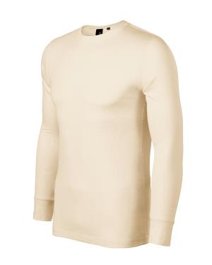 Tričko pánske  Merino Rise LS, 21 Mandľová