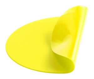 Silikónová podložka pod myš Exfera, žltá (2)