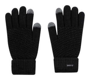 Dotykové rukavice Demsey, čierna (2)