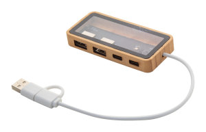 Priehľadný USB hub