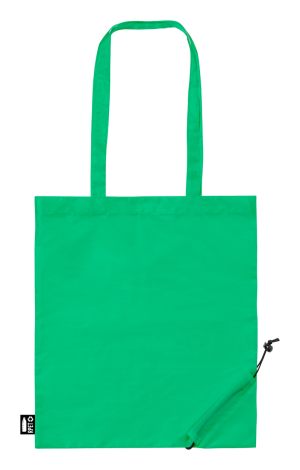 "Berber" skládací RPET nákupní taška, zelená
