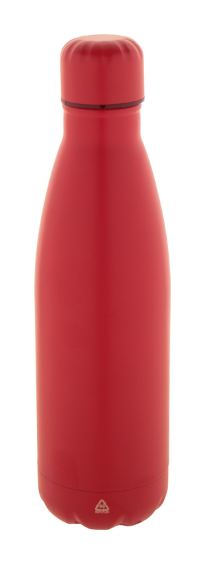Recyklovaná fľaša z nerezovej ocele Refill, Červená