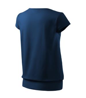 Voľné dámske tričko City 120, 87 Polnočná Modrá (4)