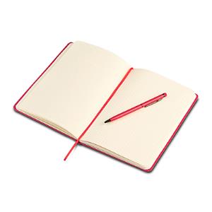 Sada zápisník a pero ABRANTES , Červená (4)