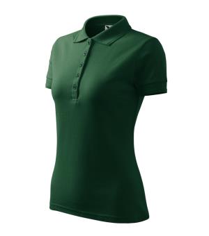 Dámska polokošeľa Pique Polo 210, d3 dark green