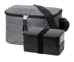 "Glaxia" chladící taška a box na oběd, šedá