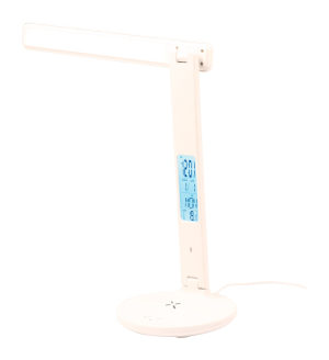 "Evanex" multifunkční stolní lampa, Biela (10)