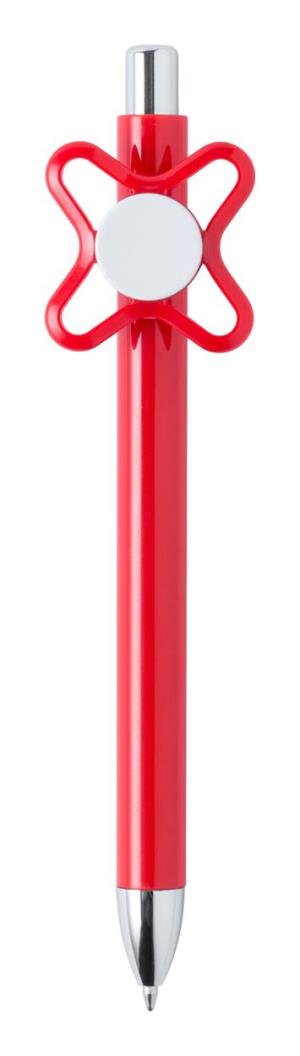 Plastové pero Karsol, Červená