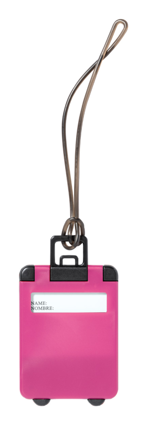 "Cloris" štítek na zavazadla, purpurová