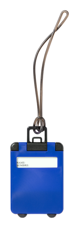 "Cloris" štítek na zavazadla, modrá