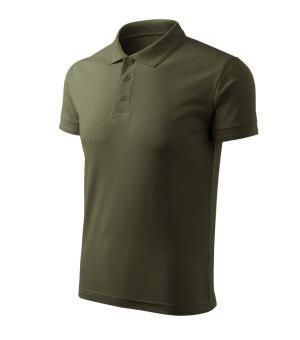 Polokošeľa pánska  Pique Polo Free F03, 69 Military