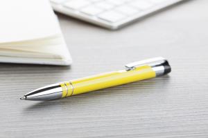 Kovové pero Fokus, žltá (2)