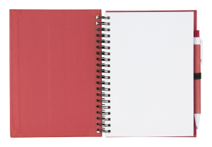 Koguel poznámkový blok s perom, Červená (2)