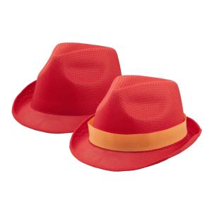 Farebný klobúk Braz, Červená (3)