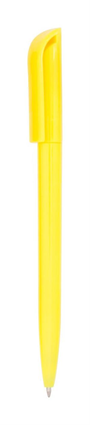 Plastové pero Morek, žltá