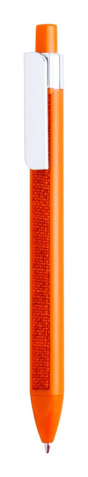 Plastové pero Teins, oranžová