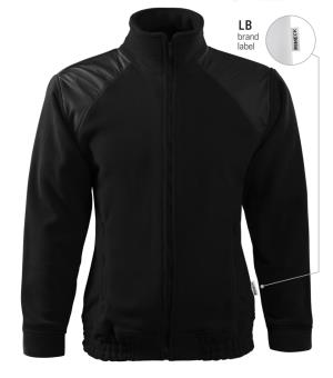 Fleesová pánska bunda s krytými ramenami Jacket Hi-Q 506, LB Čierna Brand Label
