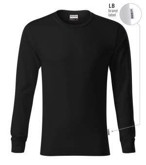 Unisex tričko pracovné s dlhým rukávom Resist LS R05, LB Čierna Brand Label